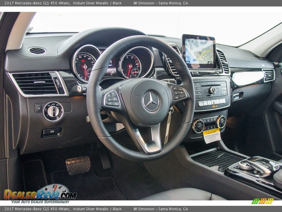 2017 Mercedes-Benz GLS 450 4Matic Iridium Silver Metallic / Black Photo #5