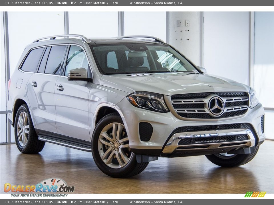 2017 Mercedes-Benz GLS 450 4Matic Iridium Silver Metallic / Black Photo #12