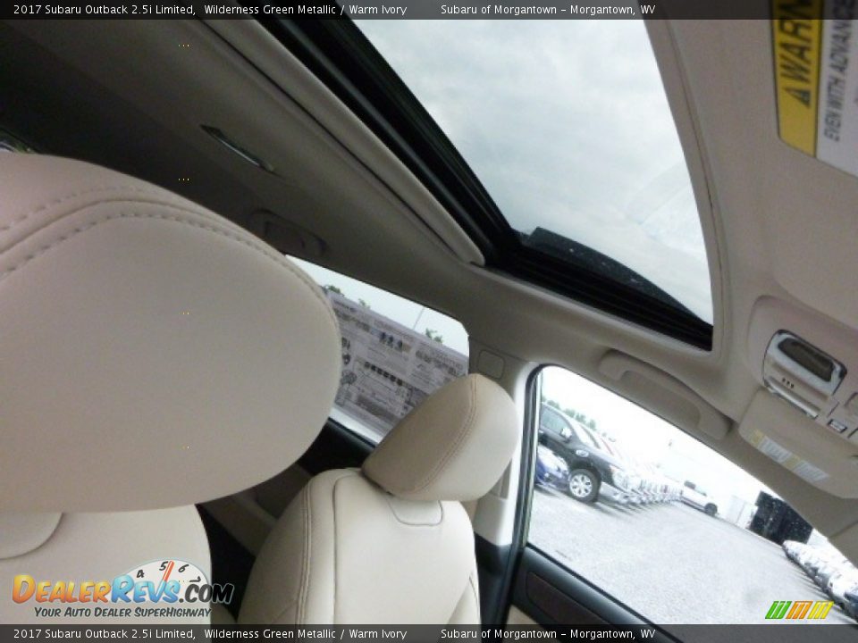 2017 Subaru Outback 2.5i Limited Wilderness Green Metallic / Warm Ivory Photo #5