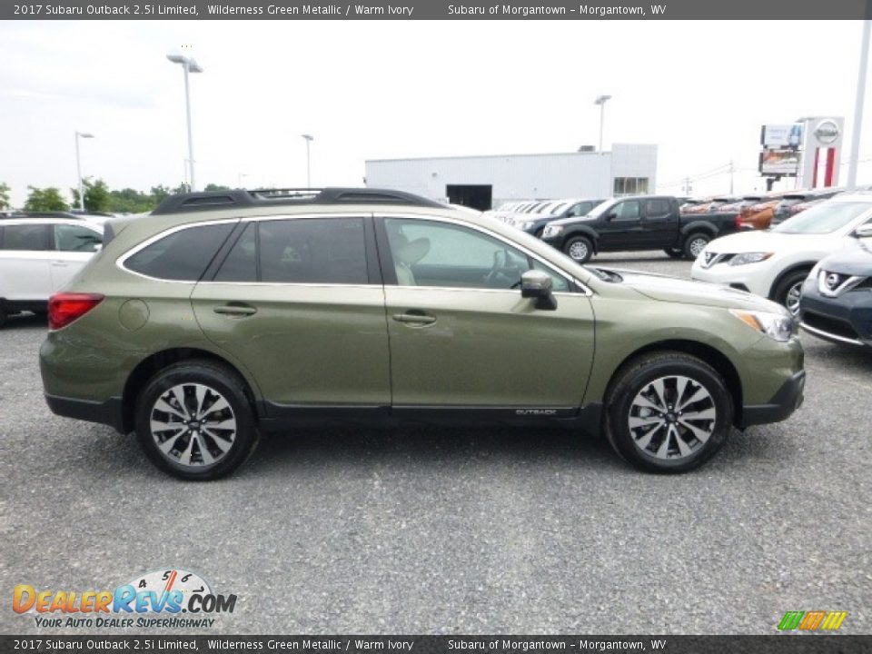 Wilderness Green Metallic 2017 Subaru Outback 2.5i Limited Photo #6