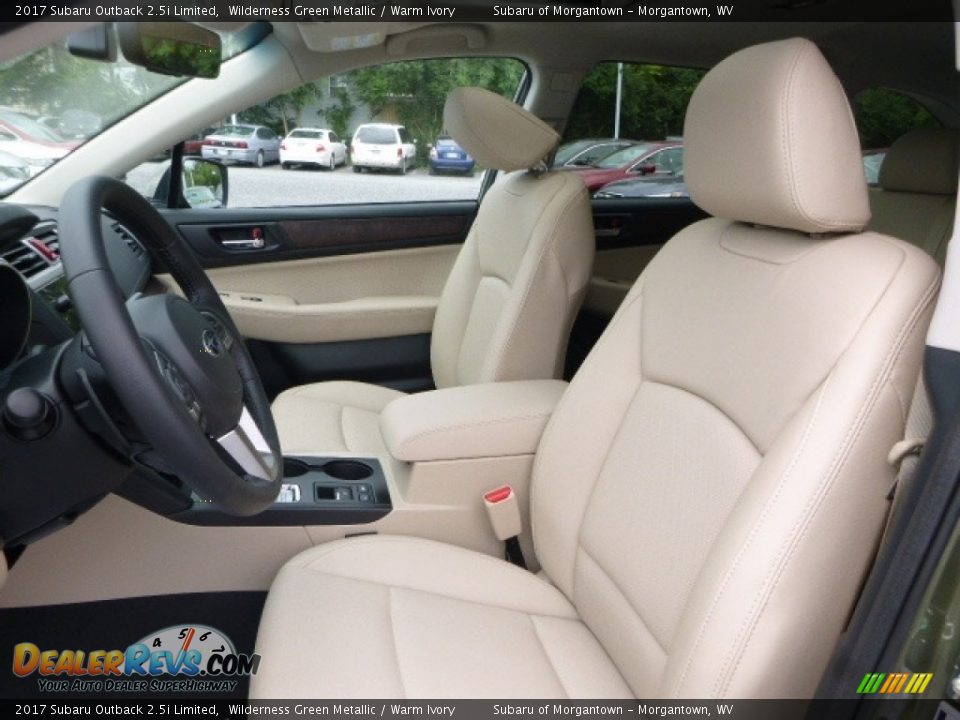 Warm Ivory Interior - 2017 Subaru Outback 2.5i Limited Photo #13