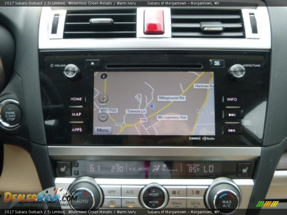 Navigation of 2017 Subaru Outback 2.5i Limited Photo #16