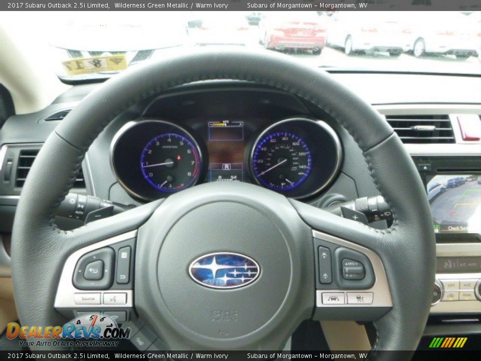 2017 Subaru Outback 2.5i Limited Steering Wheel Photo #19