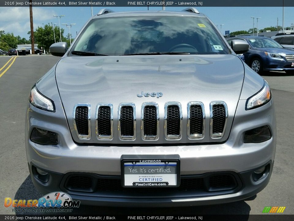 2016 Jeep Cherokee Latitude 4x4 Billet Silver Metallic / Black Photo #2