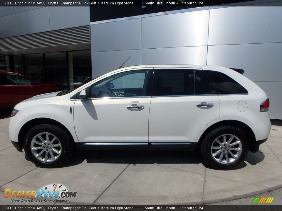 2013 Lincoln MKX AWD Crystal Champagne Tri-Coat / Medium Light Stone Photo #2