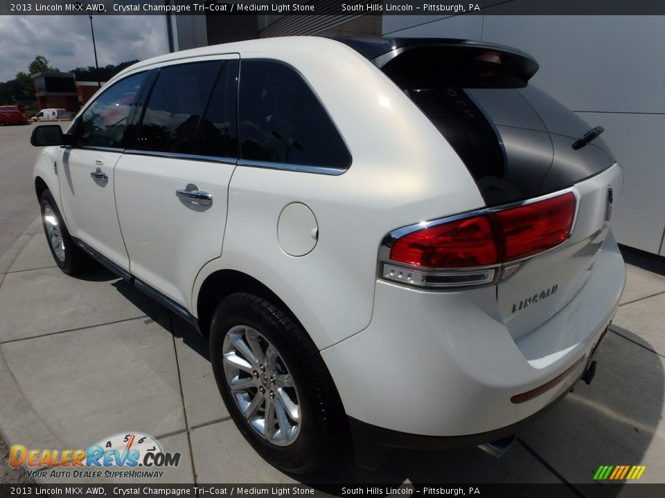 2013 Lincoln MKX AWD Crystal Champagne Tri-Coat / Medium Light Stone Photo #3