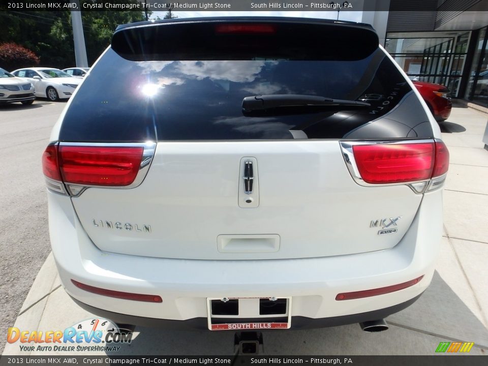 2013 Lincoln MKX AWD Crystal Champagne Tri-Coat / Medium Light Stone Photo #4