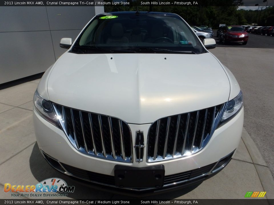 2013 Lincoln MKX AWD Crystal Champagne Tri-Coat / Medium Light Stone Photo #9