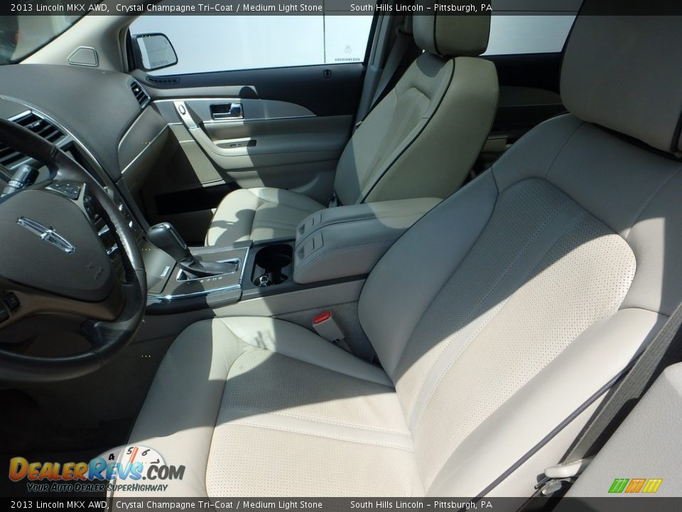 2013 Lincoln MKX AWD Crystal Champagne Tri-Coat / Medium Light Stone Photo #15