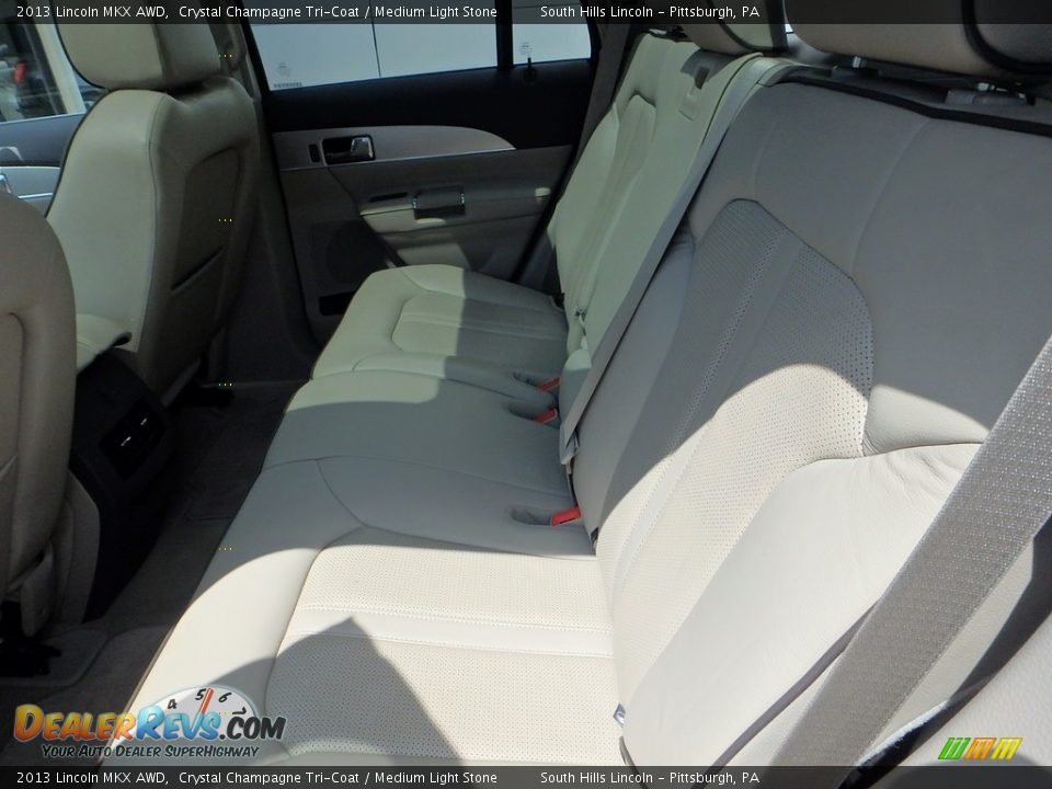 2013 Lincoln MKX AWD Crystal Champagne Tri-Coat / Medium Light Stone Photo #16