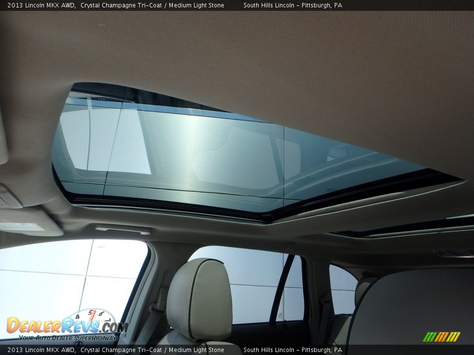 2013 Lincoln MKX AWD Crystal Champagne Tri-Coat / Medium Light Stone Photo #20