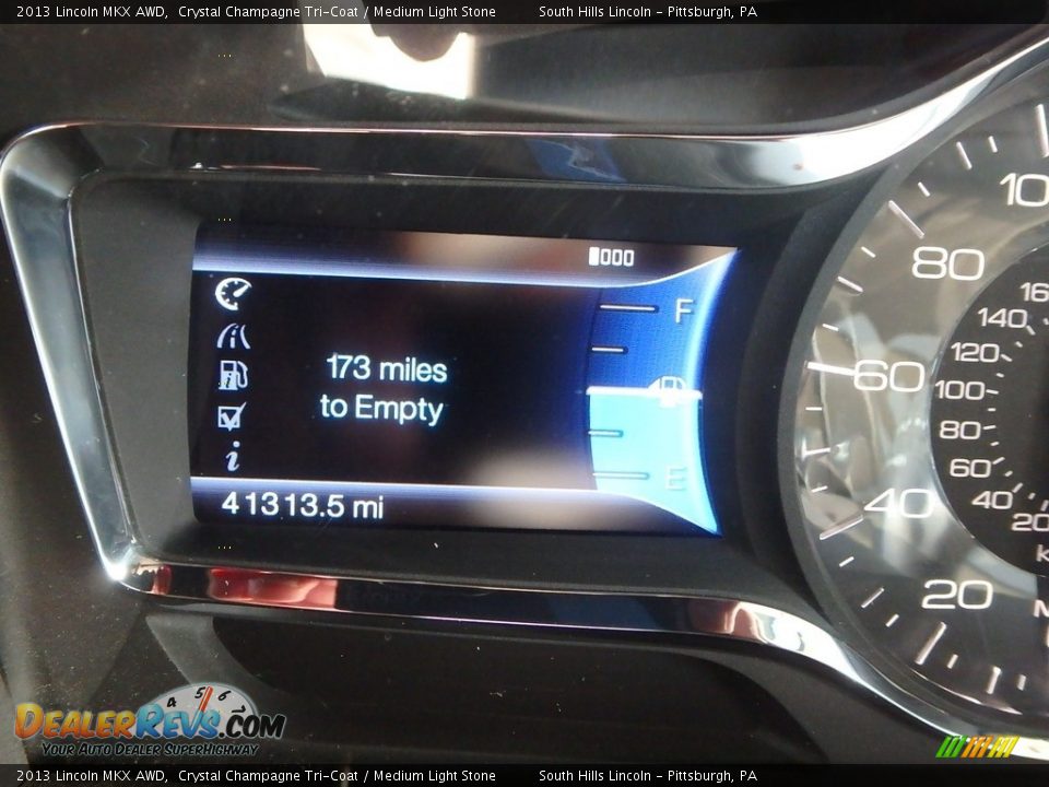 2013 Lincoln MKX AWD Crystal Champagne Tri-Coat / Medium Light Stone Photo #24