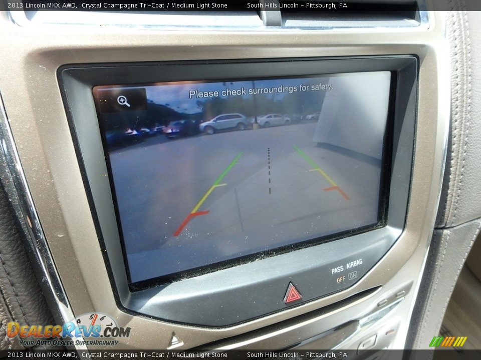 2013 Lincoln MKX AWD Crystal Champagne Tri-Coat / Medium Light Stone Photo #25