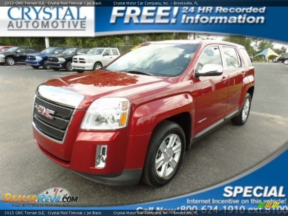 2013 GMC Terrain SLE Crystal Red Tintcoat / Jet Black Photo #1