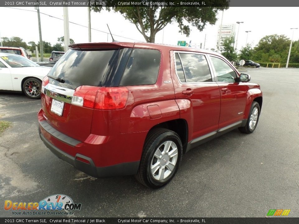 2013 GMC Terrain SLE Crystal Red Tintcoat / Jet Black Photo #9