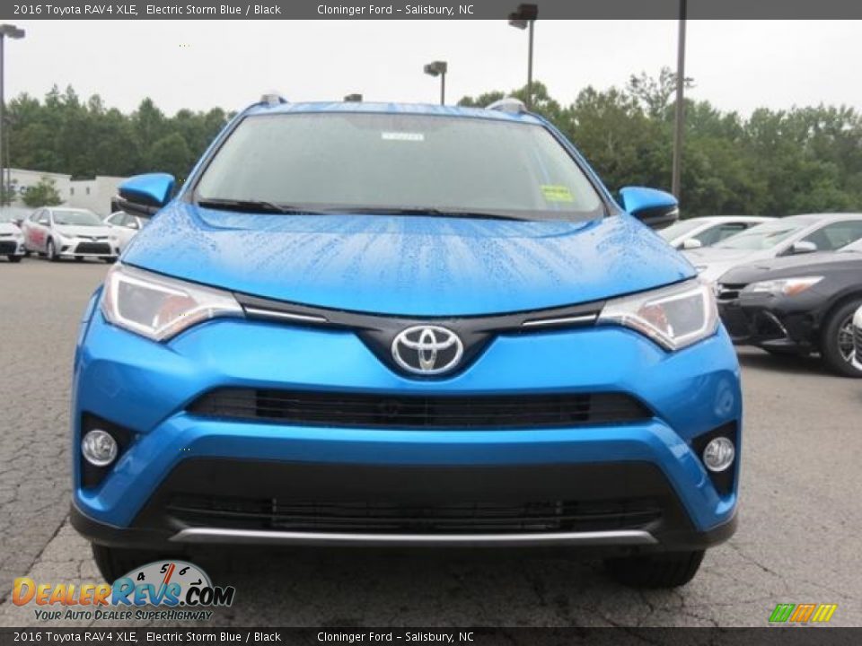 2016 Toyota RAV4 XLE Electric Storm Blue / Black Photo #1