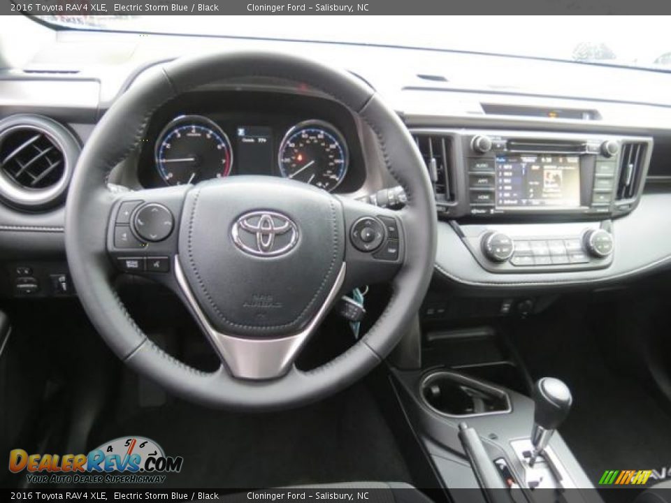 2016 Toyota RAV4 XLE Electric Storm Blue / Black Photo #4