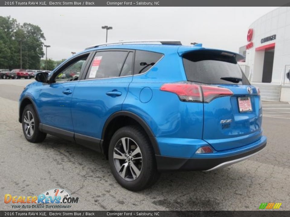 2016 Toyota RAV4 XLE Electric Storm Blue / Black Photo #24