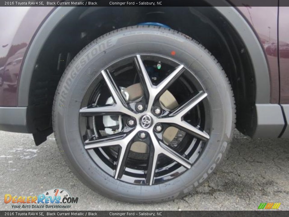 2016 Toyota RAV4 SE Black Currant Metallic / Black Photo #4