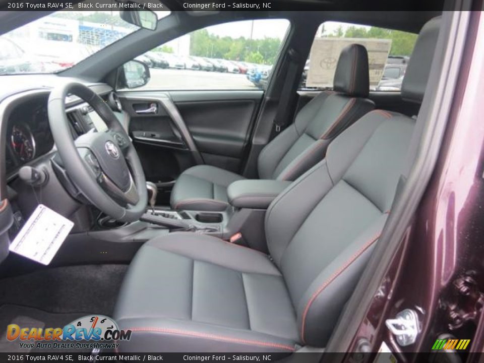2016 Toyota RAV4 SE Black Currant Metallic / Black Photo #8
