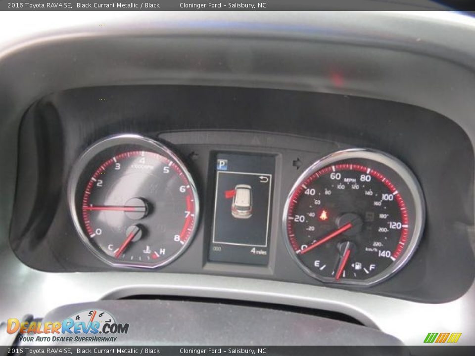 2016 Toyota RAV4 SE Black Currant Metallic / Black Photo #12
