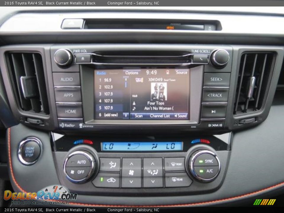 2016 Toyota RAV4 SE Black Currant Metallic / Black Photo #18