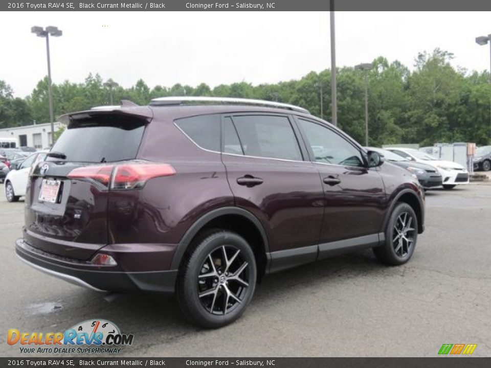 2016 Toyota RAV4 SE Black Currant Metallic / Black Photo #24