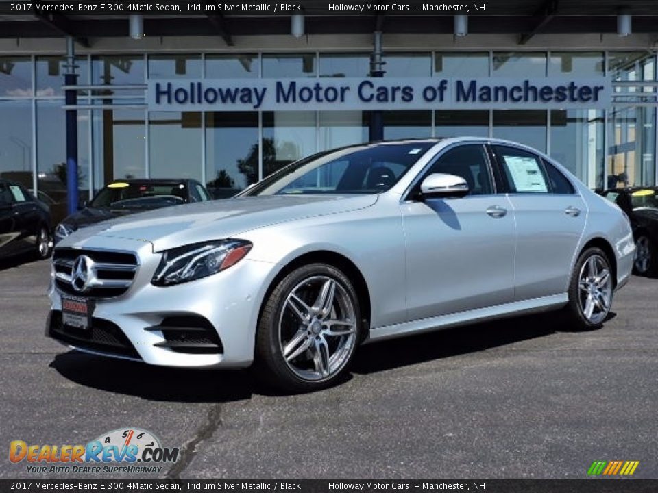 2017 Mercedes-Benz E 300 4Matic Sedan Iridium Silver Metallic / Black Photo #1
