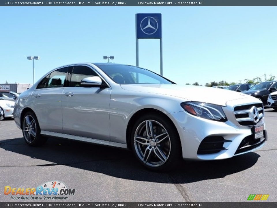 2017 Mercedes-Benz E 300 4Matic Sedan Iridium Silver Metallic / Black Photo #3