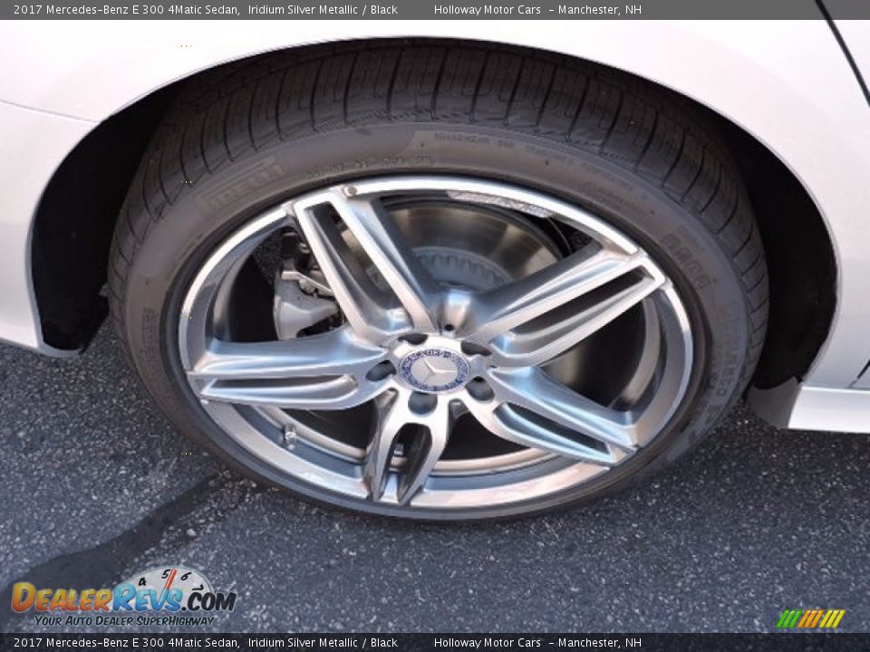 2017 Mercedes-Benz E 300 4Matic Sedan Iridium Silver Metallic / Black Photo #5