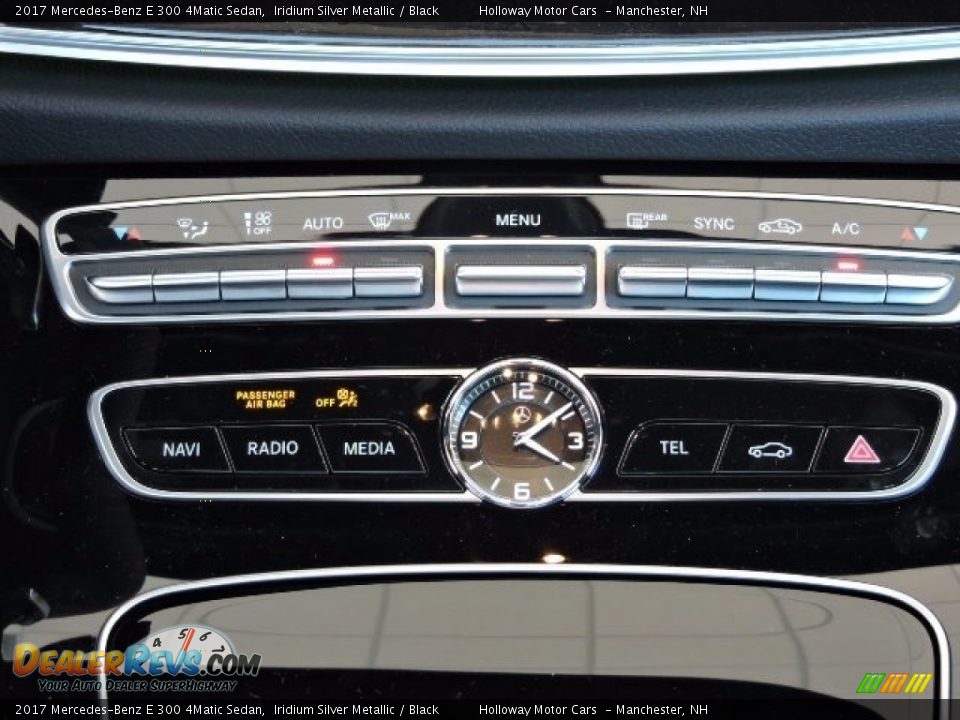 2017 Mercedes-Benz E 300 4Matic Sedan Iridium Silver Metallic / Black Photo #8