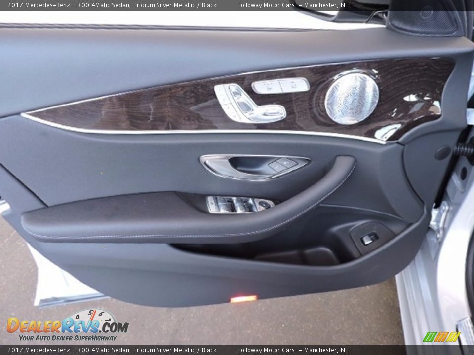 2017 Mercedes-Benz E 300 4Matic Sedan Iridium Silver Metallic / Black Photo #13