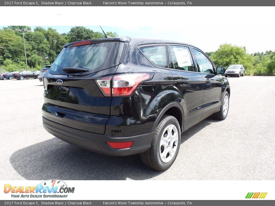 2017 Ford Escape S Shadow Black / Charcoal Black Photo #5