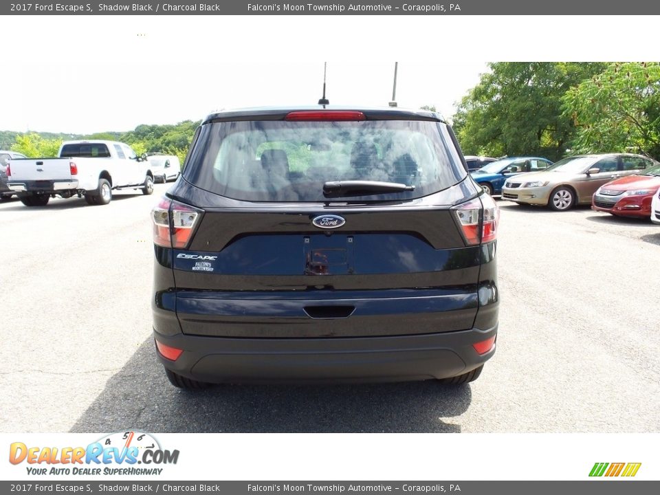 2017 Ford Escape S Shadow Black / Charcoal Black Photo #6