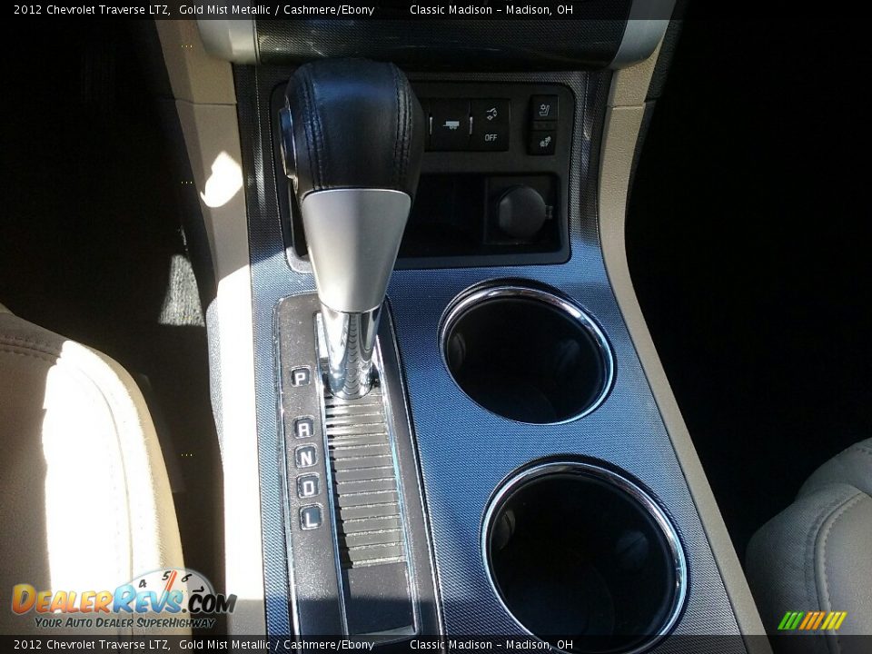 2012 Chevrolet Traverse LTZ Gold Mist Metallic / Cashmere/Ebony Photo #6