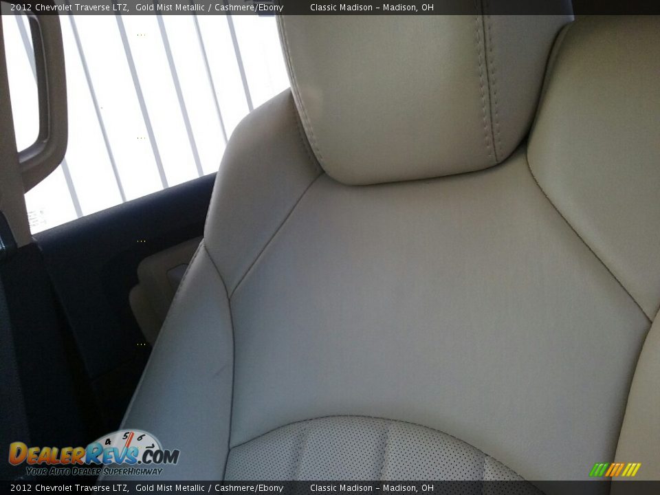 2012 Chevrolet Traverse LTZ Gold Mist Metallic / Cashmere/Ebony Photo #9