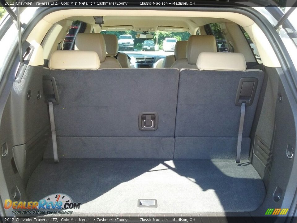 2012 Chevrolet Traverse LTZ Gold Mist Metallic / Cashmere/Ebony Photo #12
