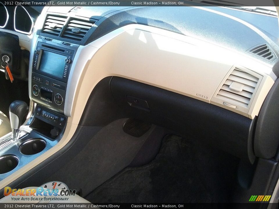 2012 Chevrolet Traverse LTZ Gold Mist Metallic / Cashmere/Ebony Photo #15