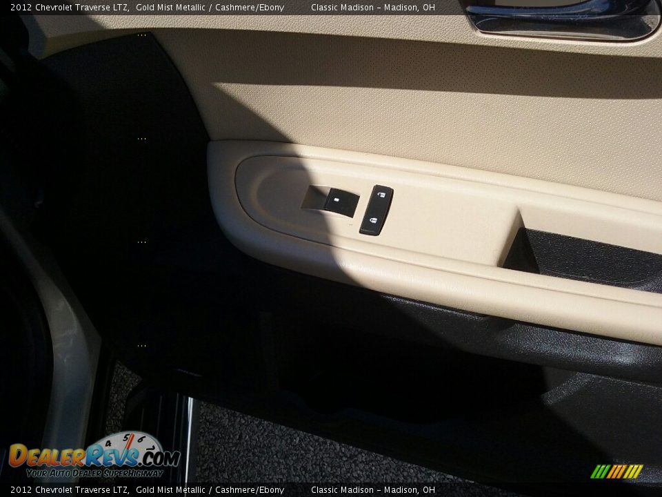 2012 Chevrolet Traverse LTZ Gold Mist Metallic / Cashmere/Ebony Photo #16