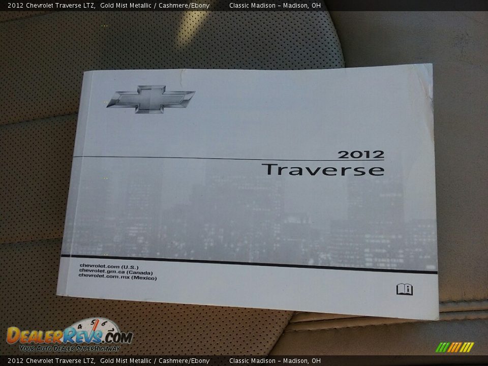 2012 Chevrolet Traverse LTZ Gold Mist Metallic / Cashmere/Ebony Photo #17