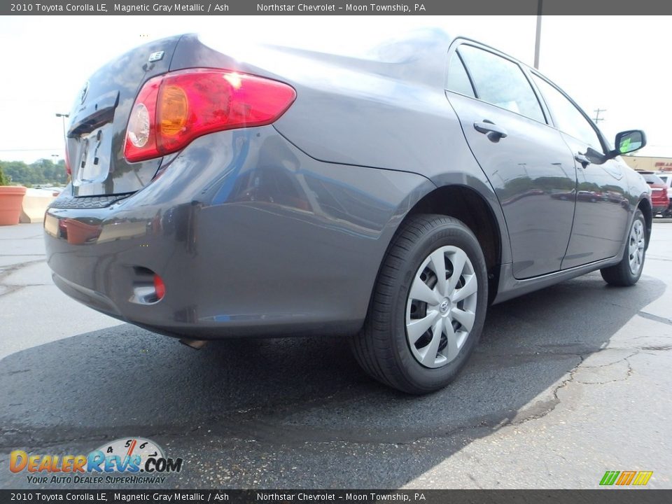 2010 Toyota Corolla LE Magnetic Gray Metallic / Ash Photo #8