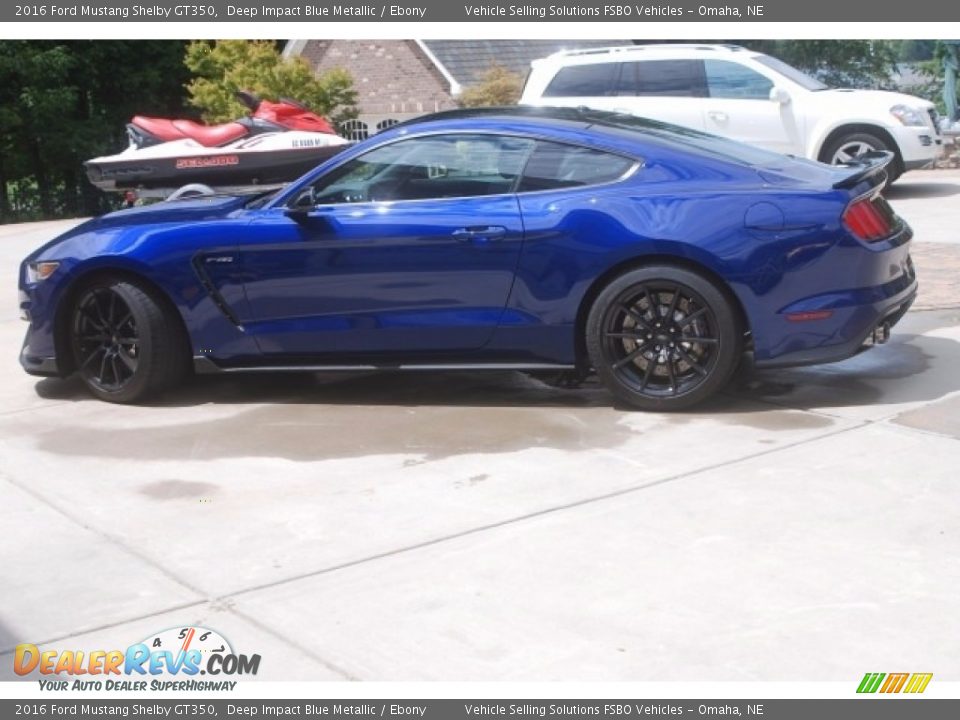 2016 Ford Mustang Shelby GT350 Deep Impact Blue Metallic / Ebony Photo #1