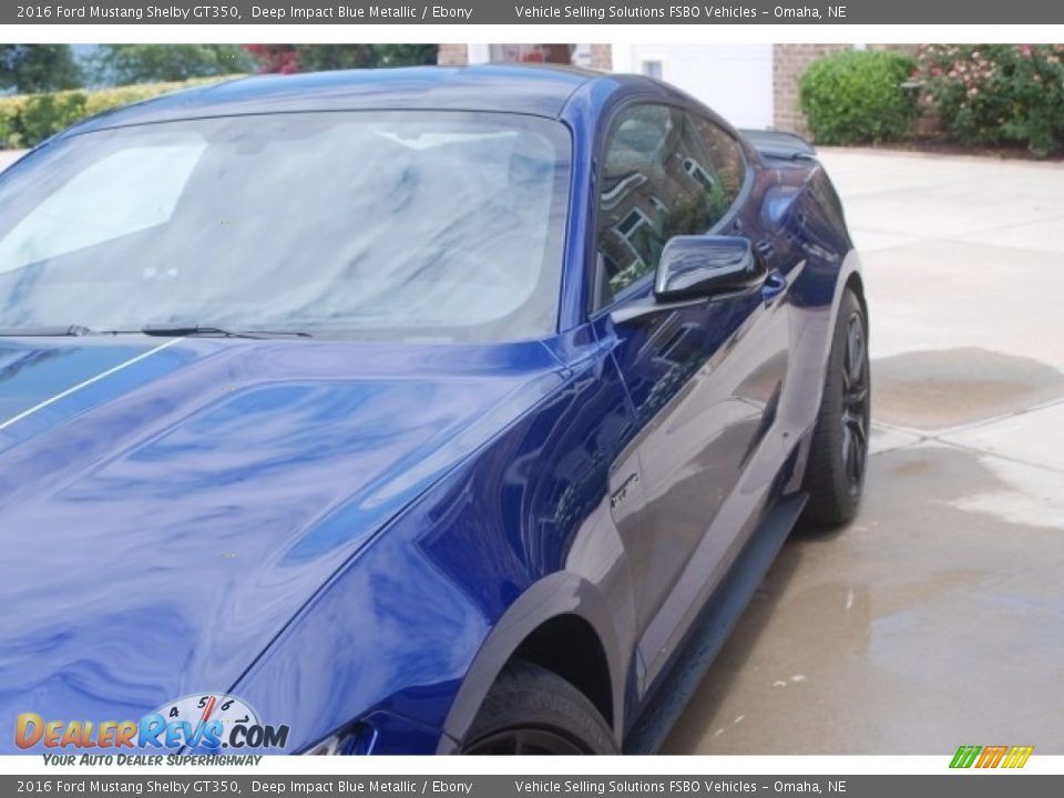 2016 Ford Mustang Shelby GT350 Deep Impact Blue Metallic / Ebony Photo #4