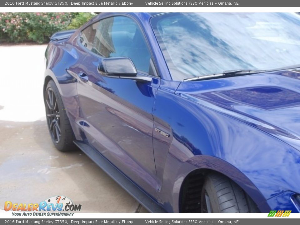 2016 Ford Mustang Shelby GT350 Deep Impact Blue Metallic / Ebony Photo #5