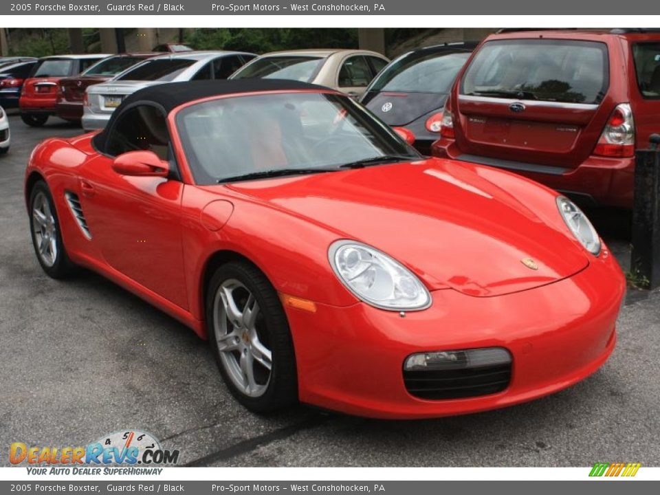 Front 3/4 View of 2005 Porsche Boxster  Photo #4