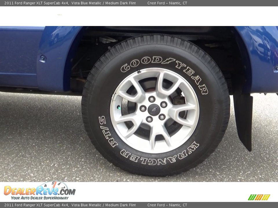 2011 Ford Ranger XLT SuperCab 4x4 Vista Blue Metallic / Medium Dark Flint Photo #20