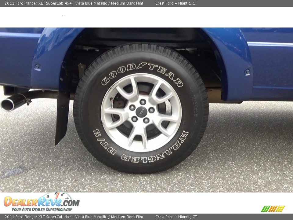 2011 Ford Ranger XLT SuperCab 4x4 Vista Blue Metallic / Medium Dark Flint Photo #22