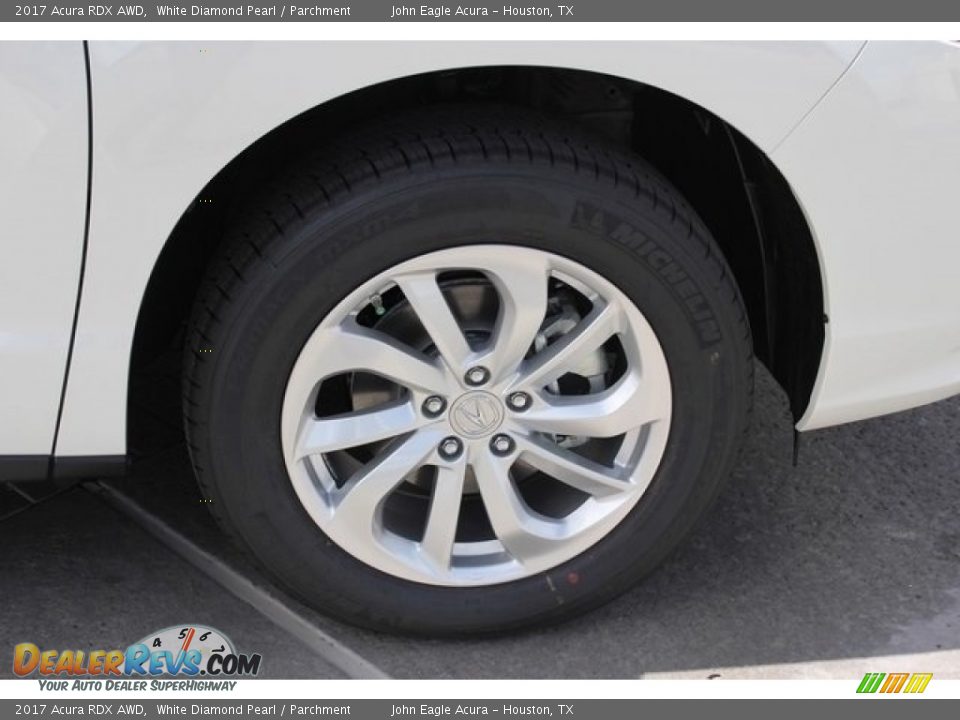 2017 Acura RDX AWD White Diamond Pearl / Parchment Photo #13