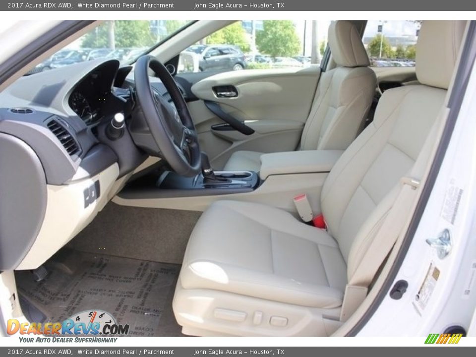 2017 Acura RDX AWD White Diamond Pearl / Parchment Photo #15