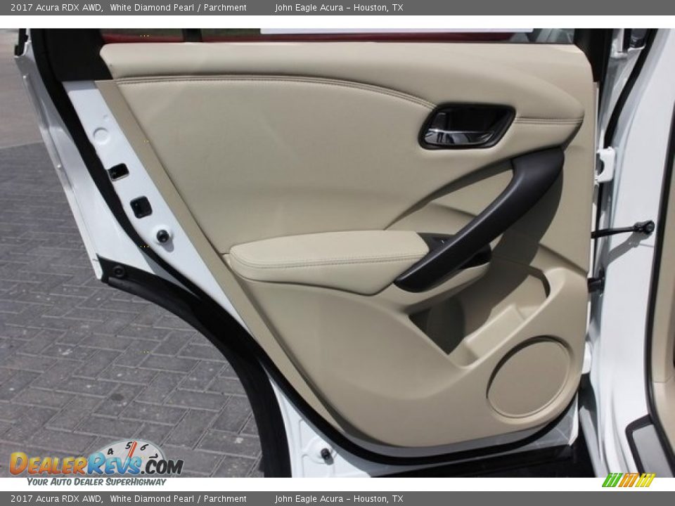 2017 Acura RDX AWD White Diamond Pearl / Parchment Photo #17